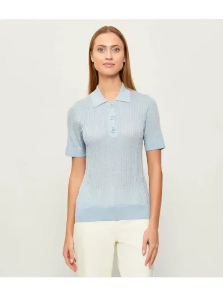 Liu Jo Tricou polo celest albastru