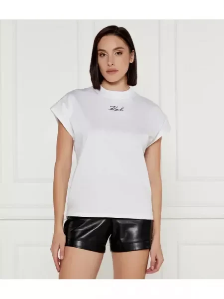 Karl Lagerfeld Póló SIGNATURE fehér