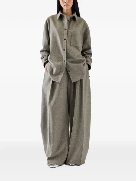 Top Jacquemus de lână gri