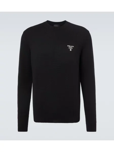 Kasmír szvetter Prada fekete