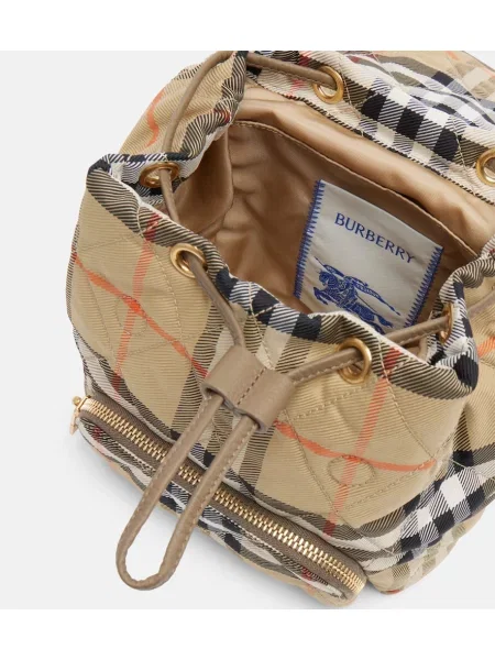 Rucsac Burberry în carouri bej
