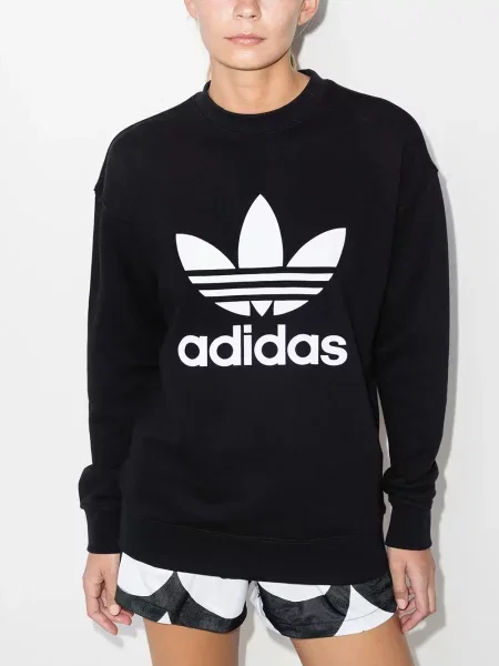 Džemperis Adidas su autografu juoda