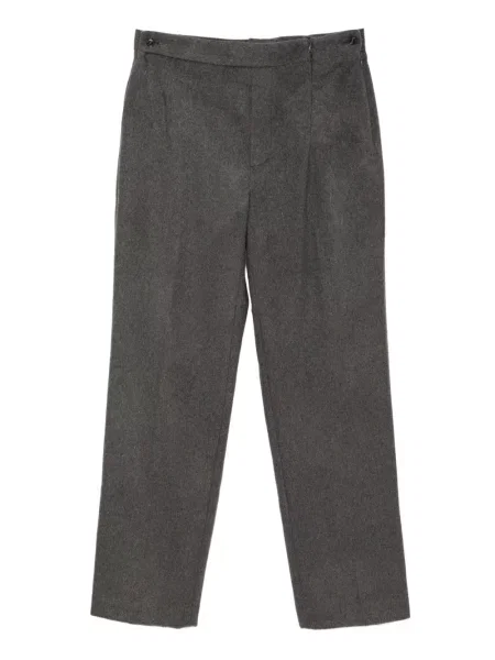 Květinové kalhoty Juntae Kim šedé