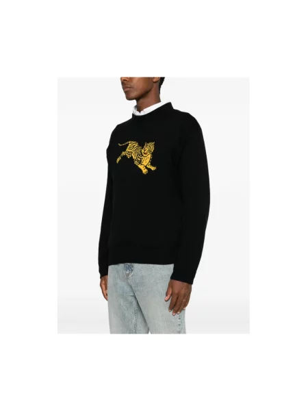 Sweter Kenzo w tygrysie prążki czarny
