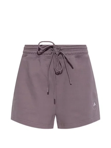 Pantaloni scurți Adidas By Stella Mccartney alergare cu cordon violet