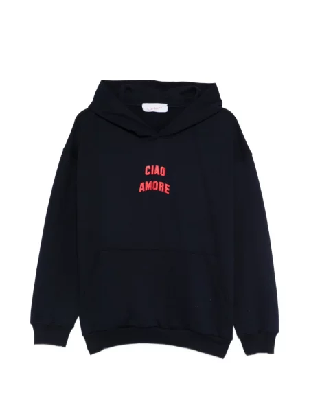 Hanorac cu glugă Giada Benincasa albastru