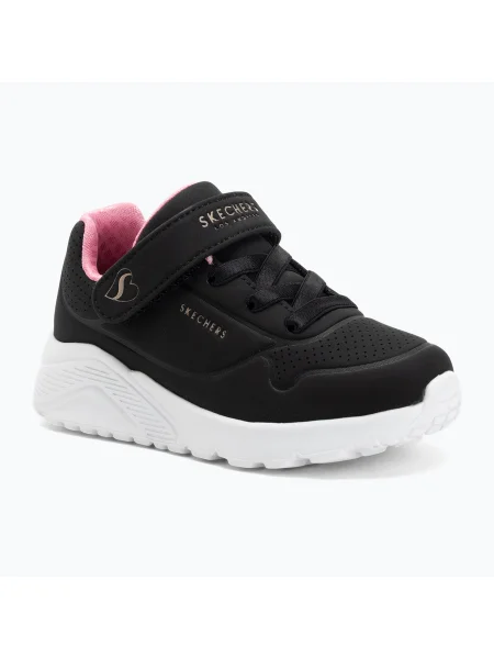 Încălțăminte pentru copii SKECHERS Uno Lite black/rose gold negru