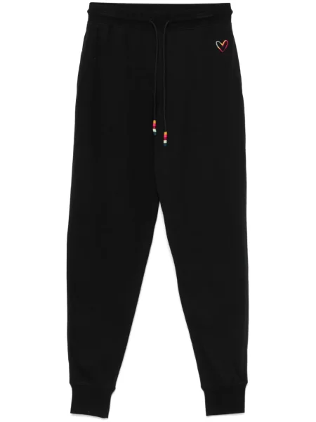 Pantaloni Paul Smith cu motiv cu inimi alergare negru