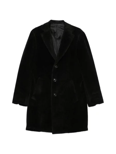 Palton Canali cu rever negru