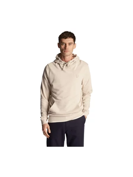 Bluza z kapturem Lyle & Scott z kapturem beżowa