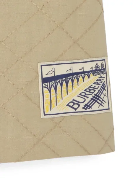 Siuvinėta pledinė marškiniai Burberry