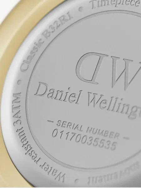 Daniel Wellington óra Petite 28 Evergold sárga női fehér