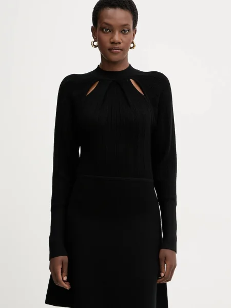 BOSS rochie mini evazați negru