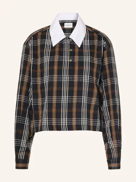 Claudie Pierlot Bluzka Koszulowa schwarz czarna