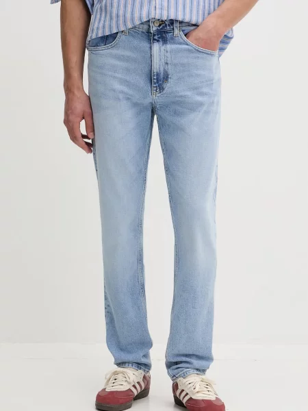 Tommy Jeans blugi slim fit pentru bărbați albastru