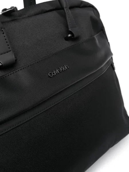 Taška na notebook Calvin Klein s autogramem černá