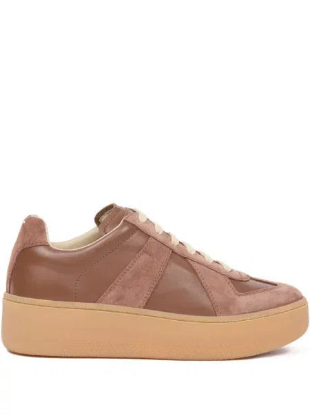 Sneakerși Maison Margiela cu pană maro