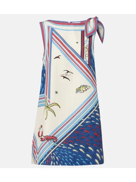 Fular Alemais din satin cu imagine