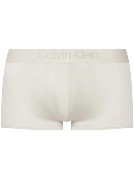 Nohavičky Calvin Klein Jeans s nízkym pásom sivá