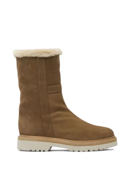 Botine Maretto din piele de căprioară maro