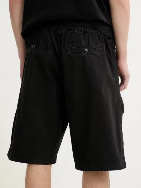 Diesel rövidnadrág P-BEECK-SHORT SHORTS férfi fekete