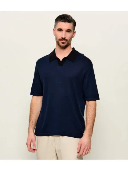 Calvin Klein Pulóver JOHNNY sötétkék fekete