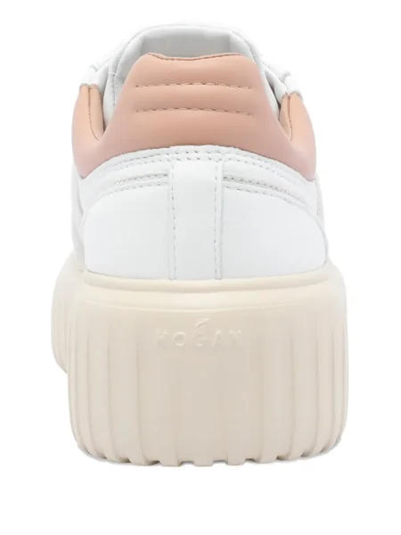 Sneakerși Hogan cu platformă alb