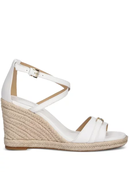 Portofel Michael Michael Kors din piele cu imagine cu model floral alb
