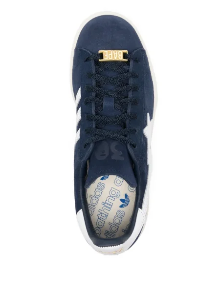 Sneakerși A Bathing Ape® din piele de căprioară albastru