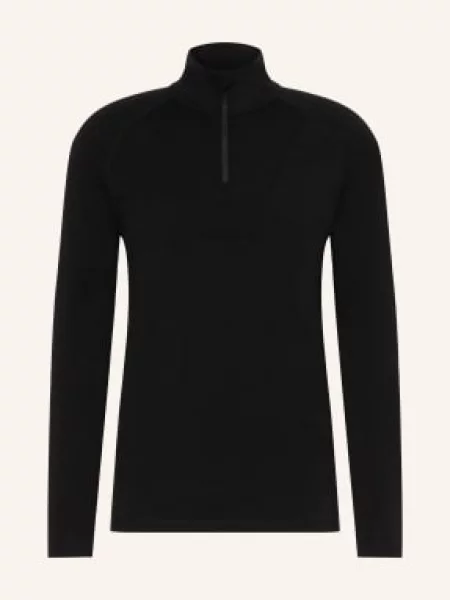 We Norwegians Golf Sno Z Wełny Merino schwarz czarny
