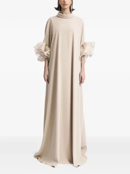 Sukienka maxi Gemy Maalouf z falbankami