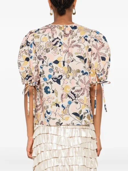 Tricou Ulla Johnson cu model floral cu imagine