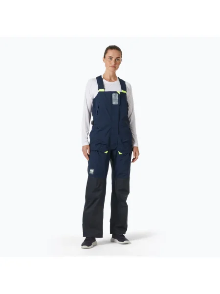 Pantaloni de navigație pentru femei Helly Hansen Skagen Offshore Bib navy albastru închis