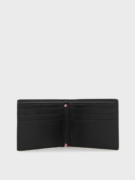 Кожаный кошелек Tommy Hilfiger черный