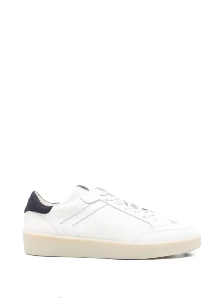 Sneakerși Canali din piele alb