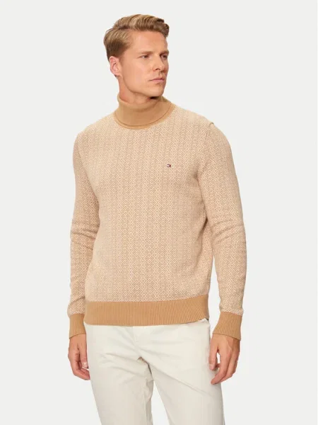 Pulover Tommy Hilfiger bej
