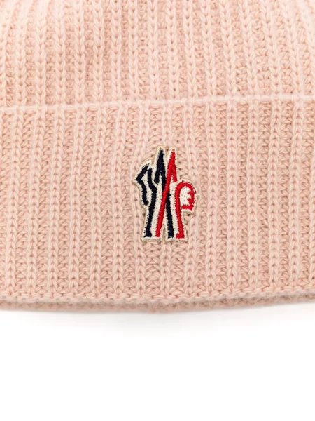 Czapka dziecięca Moncler Enfant różowa