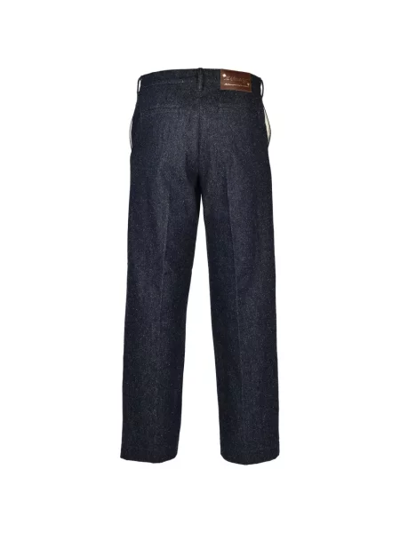 Bouclé pantaloni Masu albastru
