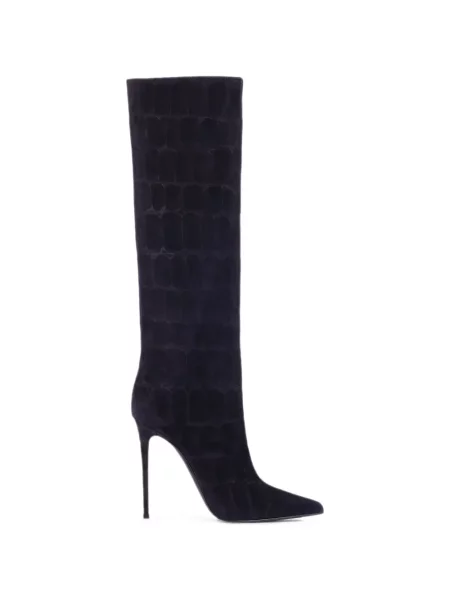 Botine Le Silla din piele de căprioară violet