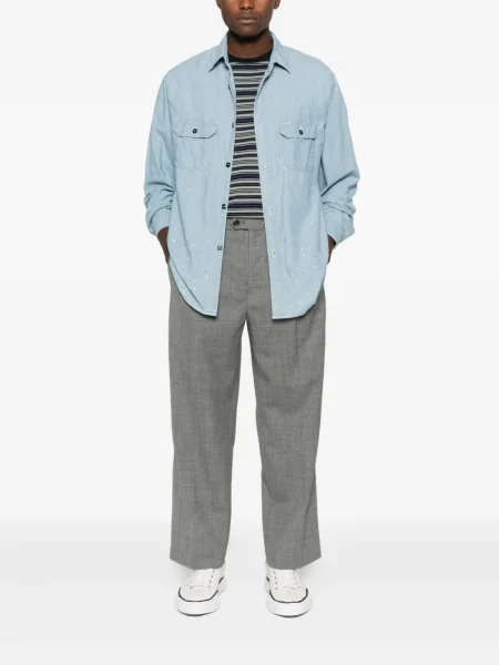 Pantaloni Chimala plisate gri