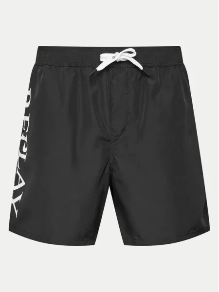 Replay Pantaloni scurți pentru înot negru