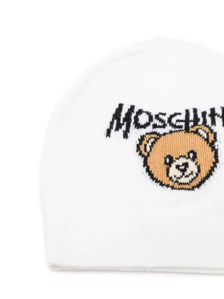 Czapka dziecięca Moschino biała