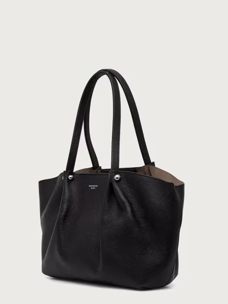 Кожаная сумка шоппер Weekend Max Mara