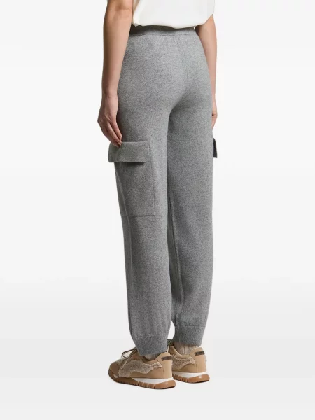 Pantaloni cargo Peserico tricotate gri