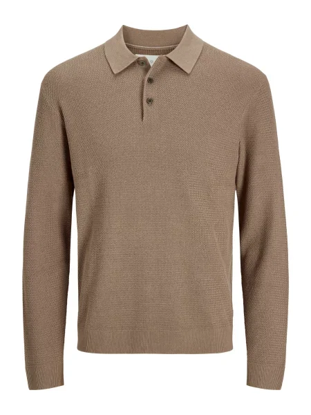 JACK & JONES Pulover JWHCOOPER cămilă maro