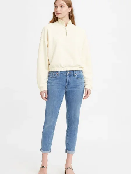 Levi's Traperice MID RISE BOYFRIEND plava