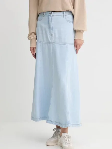 MUNTHE fustă jeans TUXYA albastru