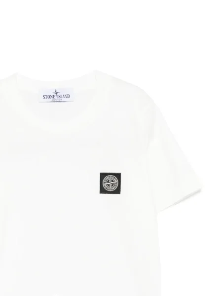 Koszulka dziecięca Stone Island biała