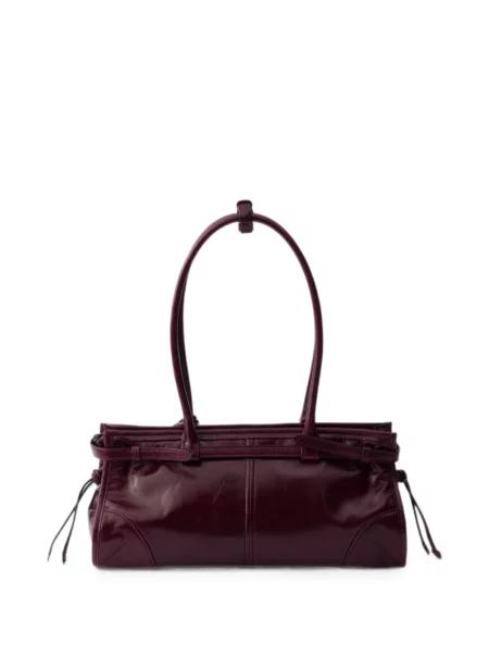 Geantă Prada din piele violet