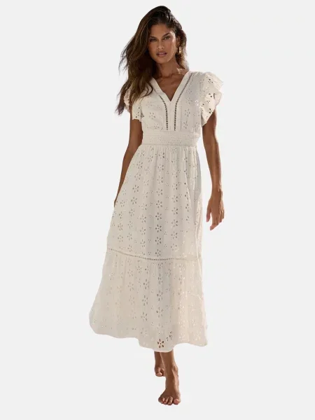 Lipsy Rochie de vară alb